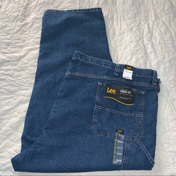 Lee Other - Big Men’s 60 x 30 LEE CARPENTER LOOSE FIT STRAIGHT LEG Original Blue Stone Jeans